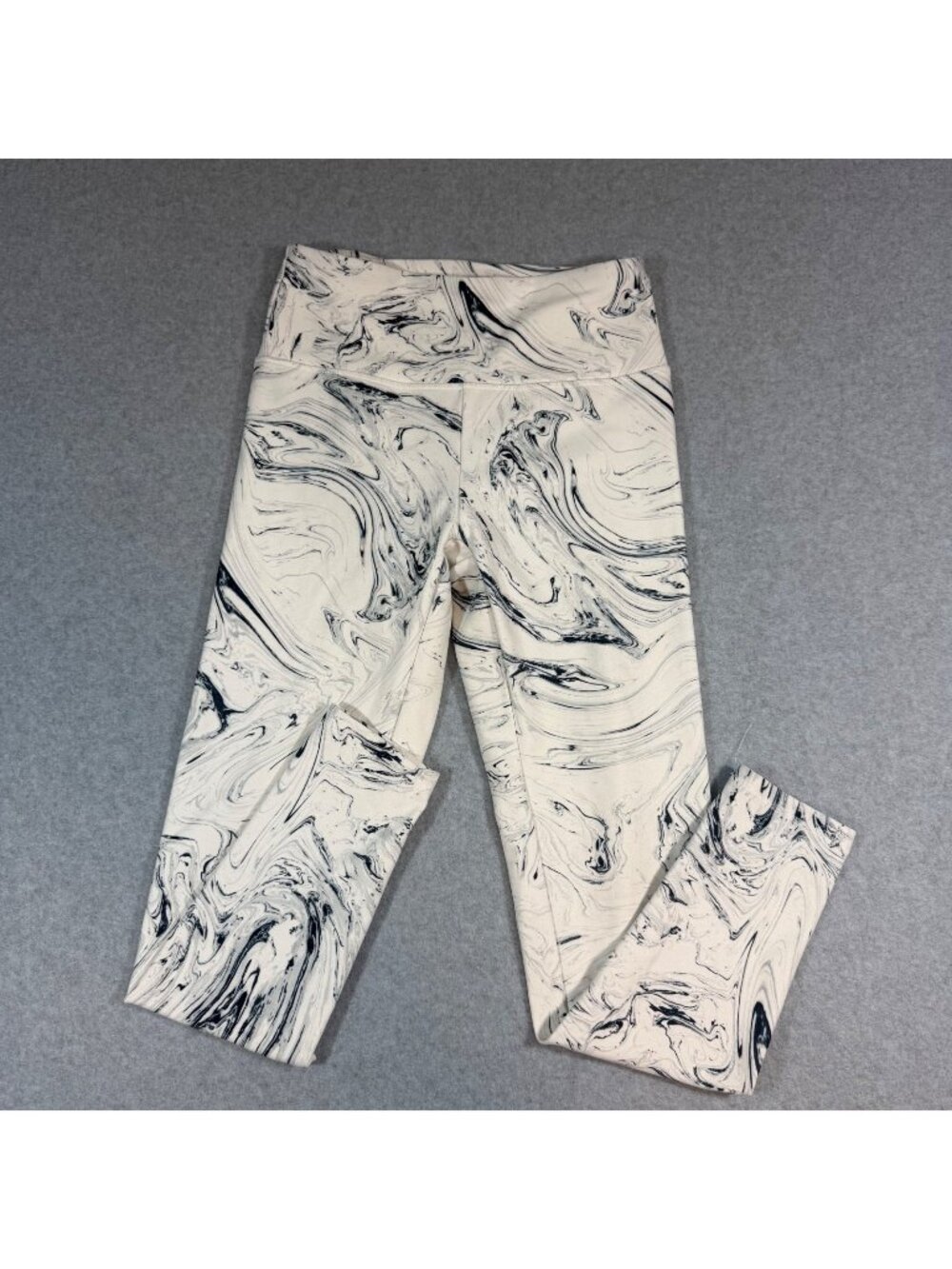 Balance Collection Women’s Size L Marble Print High Rise Leggings Stretch Yoga